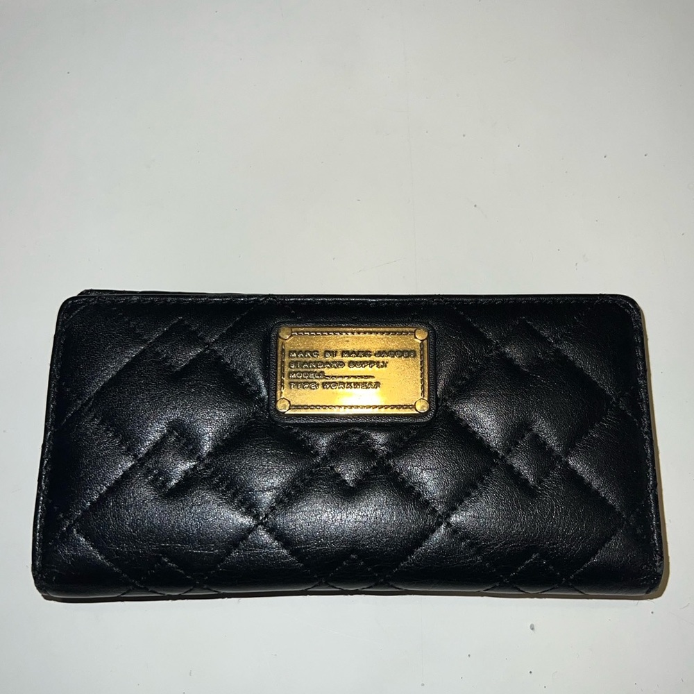 Marc Jacob’s Black Quilted Leather Wallet